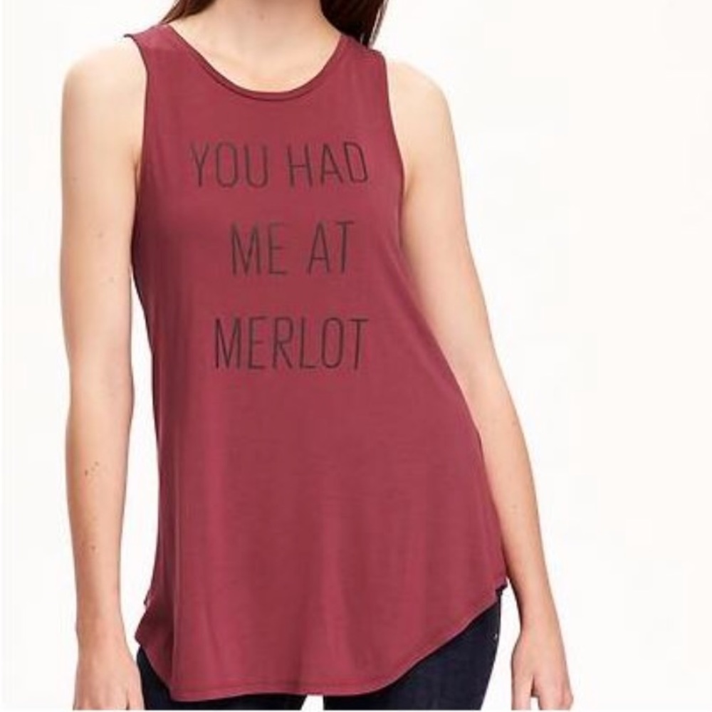 Old Navy “You Had Me At Merlot” Wine Tank